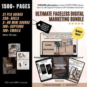 faceless digital marketing bundle
